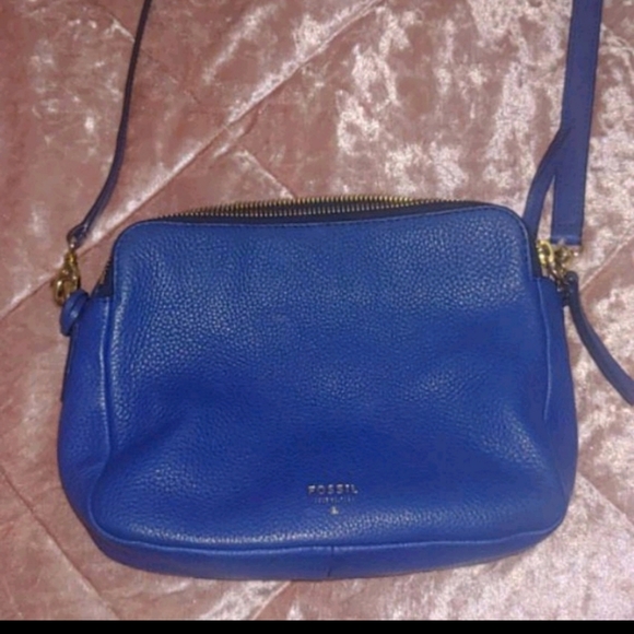 Fossil Handbags - Blue Fossil Cross Body Purse